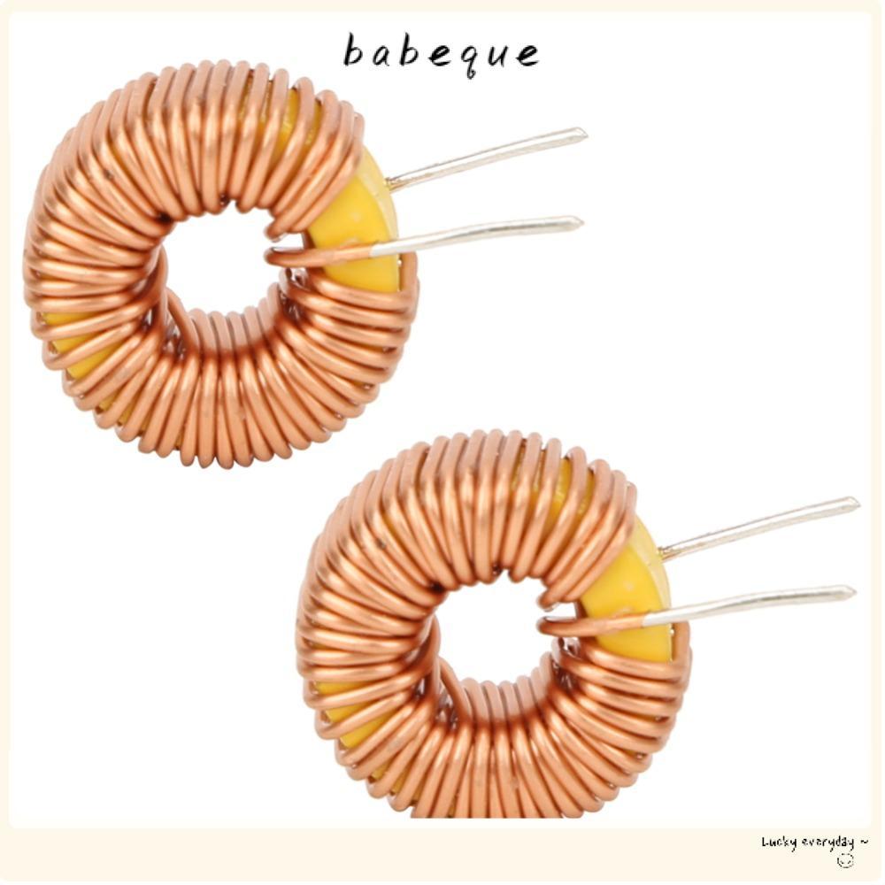 BABEQUE 20PCS Toroidal Inductor, ลวดเหนี่ยวนํา Toroid แนวตั้ง 0.6 มม., ความต้านทานต่ํา 100UH Toroida