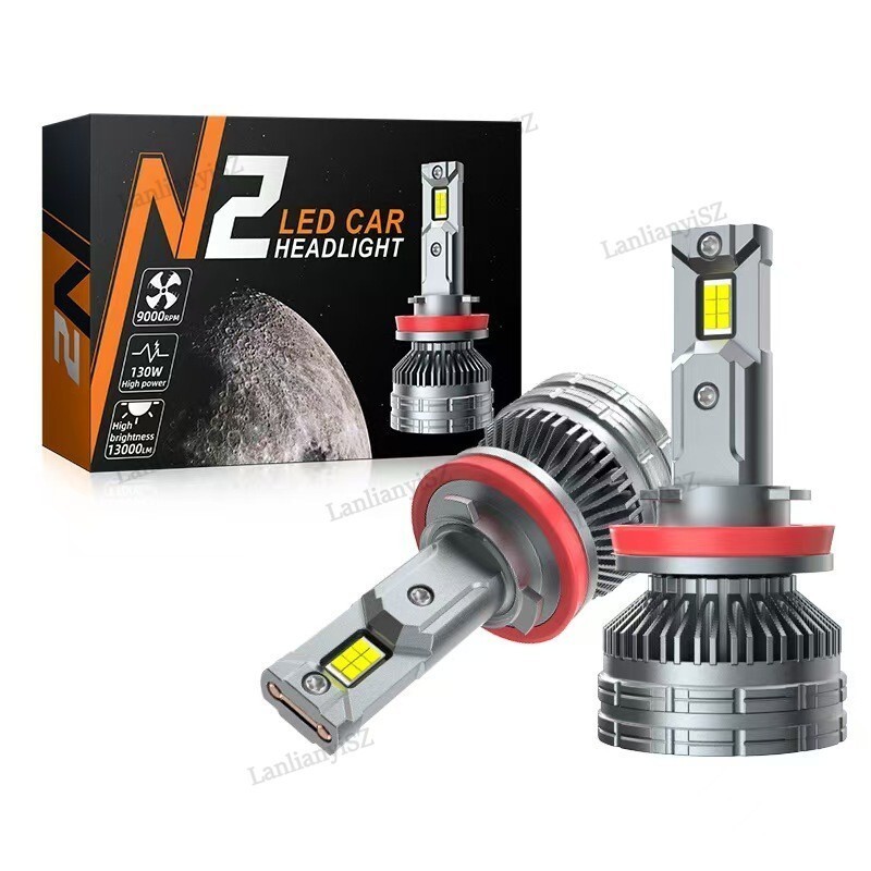 200W 40000LM รถ Led หมอกไฟหน้าโคมไฟสําหรับ H1 H3 H4 H7 H11 9005 9006 6500K HiGooGoo