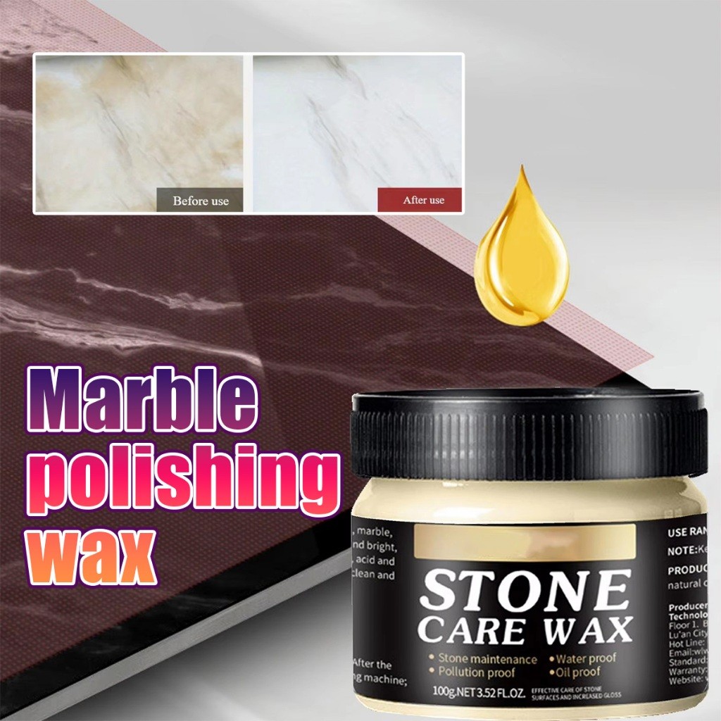 130g ขี้ผึ้งขัดเคลือบพื้นหิน Stone polishing wax แว็กซ์เงาขัดหิน กาวขัดหิน กันน้ํา อเนกประสงค์ - รูปที่ 2