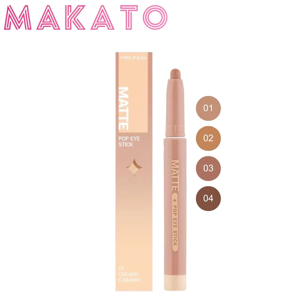MEILINDA Matte Pop Eye Stick เมลินดา อายแชโดว์ เนื้อแมตต์ เนียนนุ่ม เกลี่ยง่าย สีแน่น กันน้ำ ติดทน