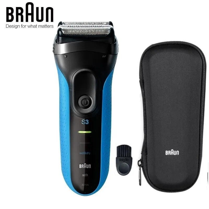 Braun Series 3 Proskin Men's Electric Shaver Dry&Wet Shaving Face Beard Strong Power Motor Electric 