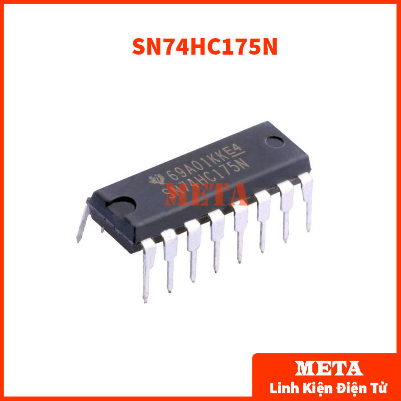 SN74HC175N จุ่ม 16 Pin - SN74HC175 74HC175 HC175 74175