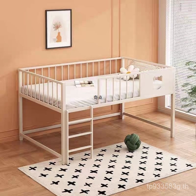 Elevated Space Compound Lower Table Bed Upper Layer Small Apartment Bed มัลติฟังก์ชั่นเด็ก Iron Art 