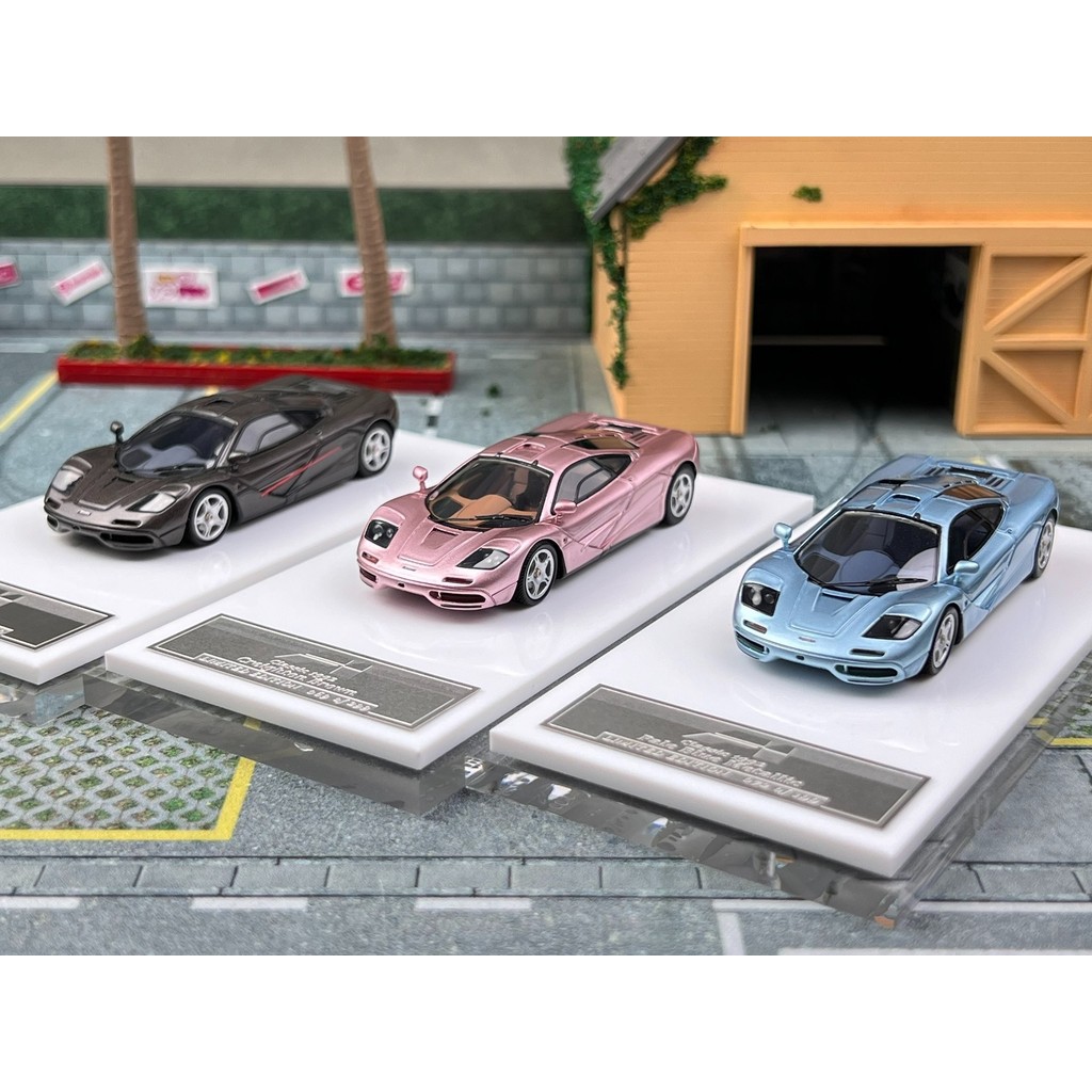 พร้อมสต็อก SCM MY64 1: 64 McLaren McLaren F1 MF1 Limited Resin Car Model