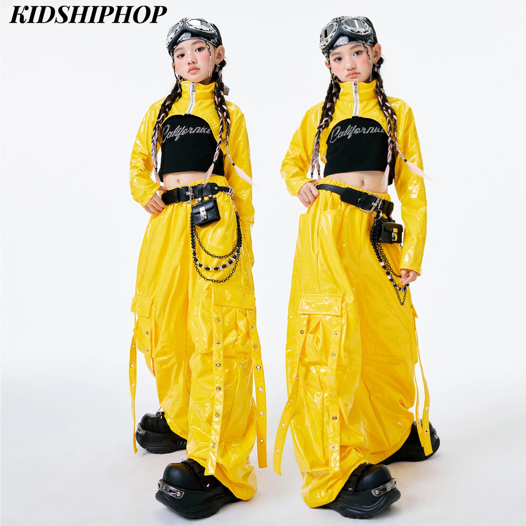 สาวแจ๊สแดนซ์ฝึกเสื้อผ้าชุดเด็กฮิปฮอปและถนนเต้นรําประสิทธิภ รูปที่ 4