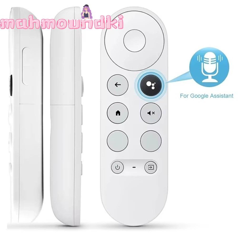 MAHMOUNDKI เปลี่ยนรีโมทคอนโทรลด้วยเสียง, G9N9N 4K สําหรับ Google Chromecast Remote, Snow Color Repla