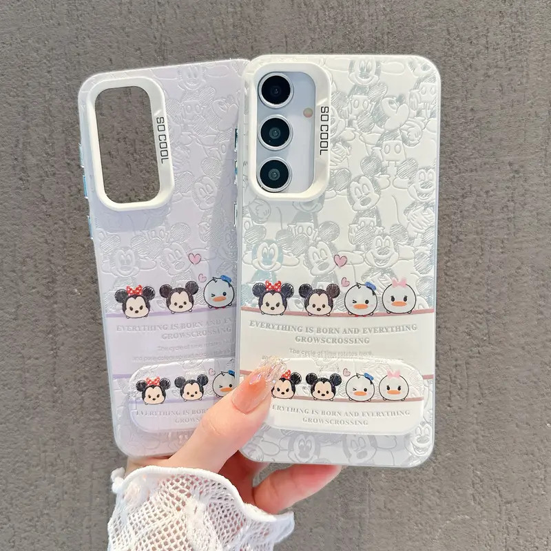 เคสมือถือมิกกี้เหมาะสำหรับ Samsung A53-A06 และ iPhone17/16/15/14/13/12, X/S/Max/XR, เคสป้องกัน 7/8Plus ZTMSCY0005&0006