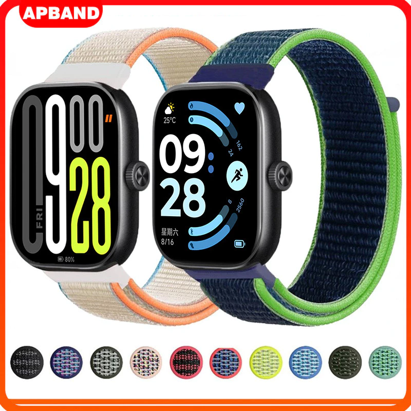 ผ้ายก for Xiaomi Redmi watch 6 5 4 สายนาฬิกาสมาร์ท Xiaomi Mi Band 8 Pro/Mi Band 10 9 Pro สายนาฬิกาข้อมืออุปกรณ์เ