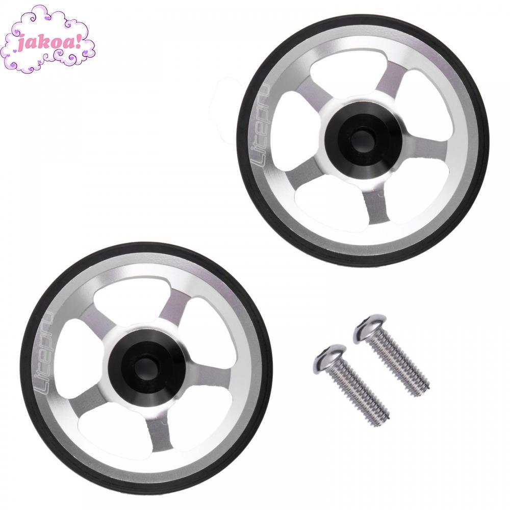 ❀On Sale❀Elegant Hollow Design Easy Wheel for Brompton Folding Bike Rack M6 Bolt Included❀