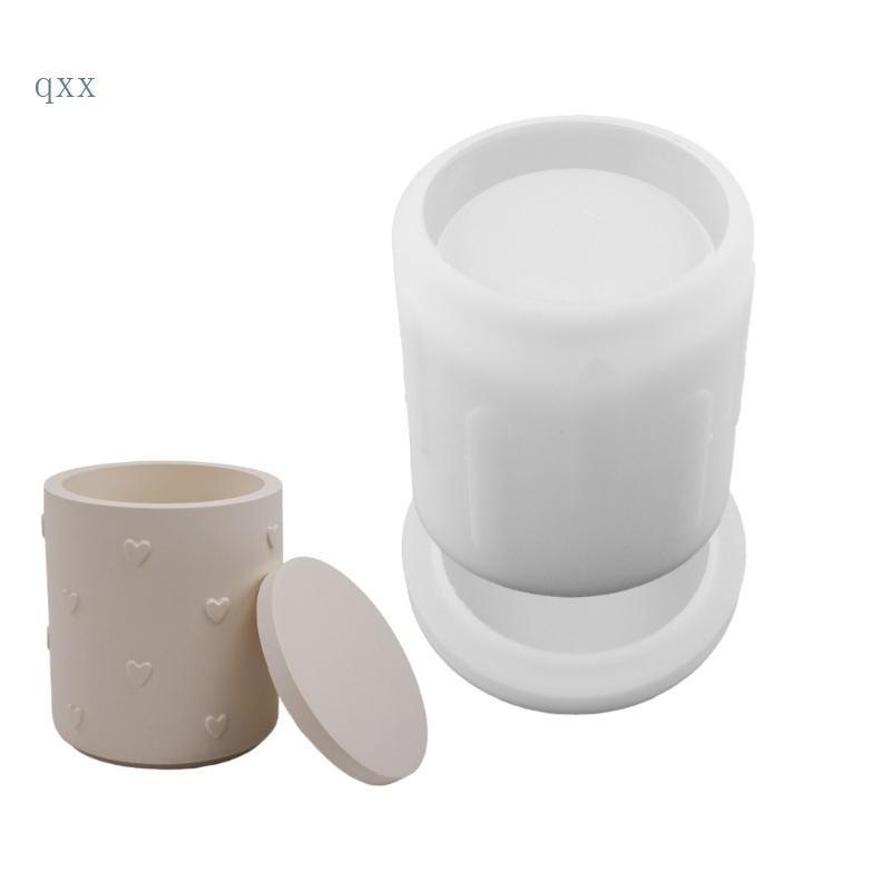 CH * DIY แม่พิมพ์ซิลิโคนสําหรับผู้ถือเรซิ่น Creative Heart Charm Crafting Epoxy Clay Mould สําหรับเค