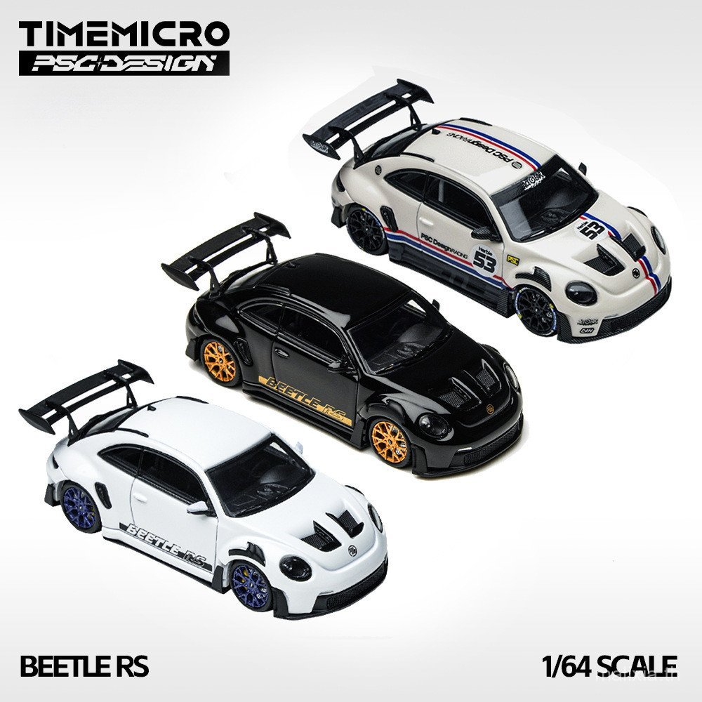 [LiLis Toys] TM x PSC DESIGN 1: 64 Beetle RS White Black Gold No. 53 คอลเลคชั่น 251104