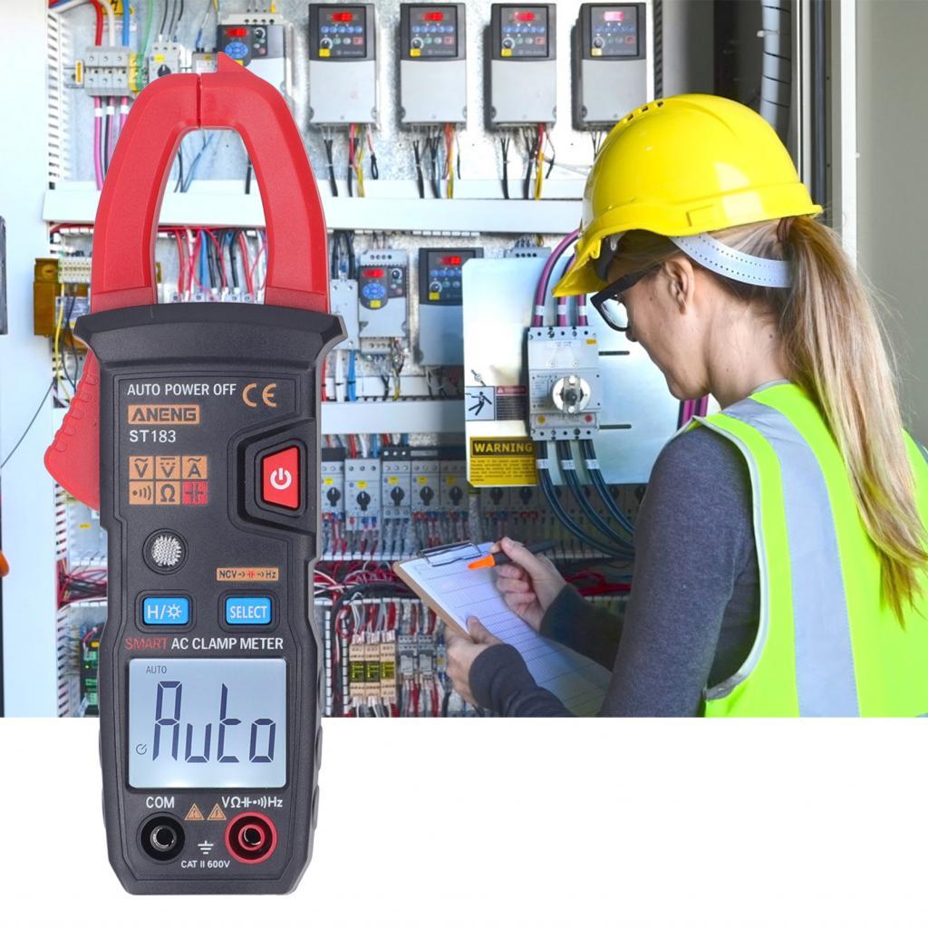 Digital Clamp Meter มัลติมิเตอร์ความปลอดภัยสูง NCV สำหรับไฟ AC