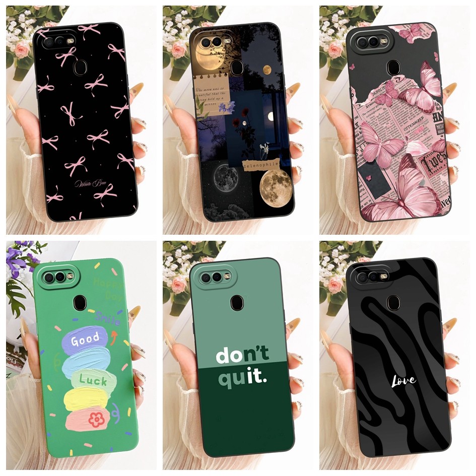 ฝาครอบป้องกันกล้องสําหรับ OPPO A3s A5s AX5s A12 A12e A5 AX5 A7 AX7 A7N 2018 ปลอกแฟชั่นผีเสื้อซิลิโคน