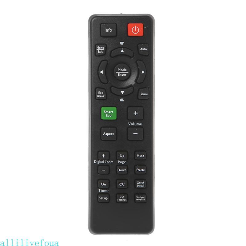 Allilivefoua โปรเจคเตอร์รีโมทคอนโทรลสําหรับ BenQ MS517 MX720 MW519 MS517F MS506