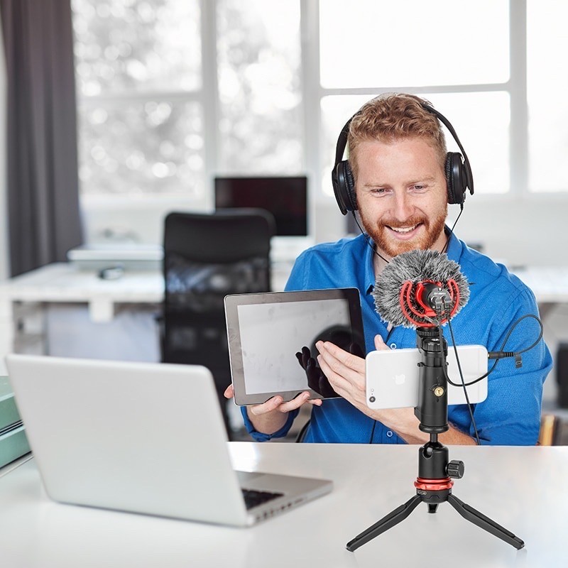 The JBK Shop 789 BOYA BY VM01 ไมค์อัดเสียง สำหรับโทรศัพท์ กล้อง คอมพิวเตอร์ เเท้ 100%