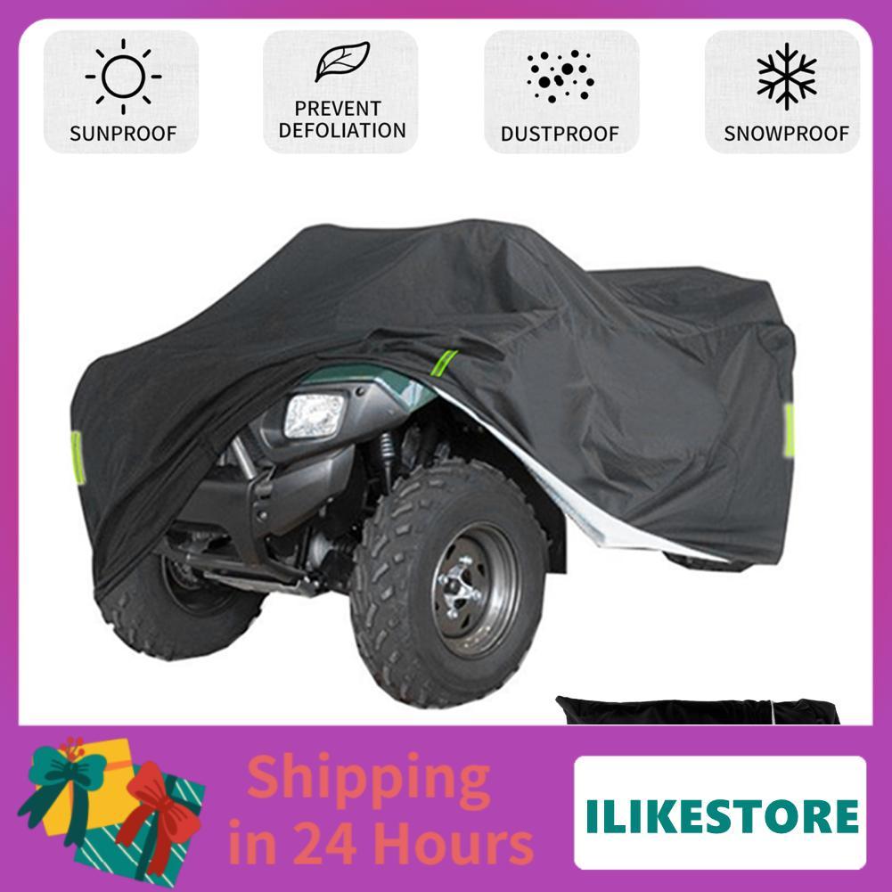 Ilikestore Ilikestore Universal Heavy Duty ATV ATC Cover 190T กันฝนกันน้ำกันฝุ่น Anti-UV Ripstop ชายหาดยานพาหนะตัวป้องกันกลางแจ้งพร้อม Night แถบสะท้อนแสง