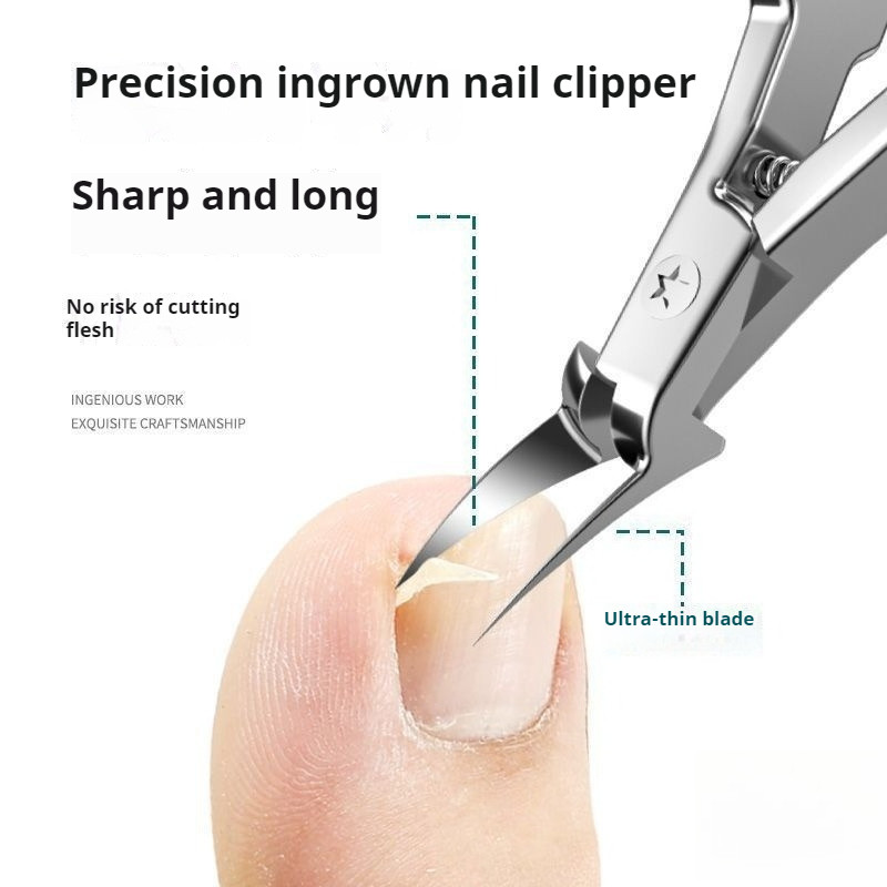 High-end ขยายเยอรมันกรรไกรตัดเล็บชี้ Pedicure คุด Toenail พิเศษ Ultra-sharp Slant เล็บ Nippers Cuticle Remover เล็บเครื่องมือ ราคา ถูกที่สุด ดีลบีเคเค แกลเลอรีภาพที่ 3