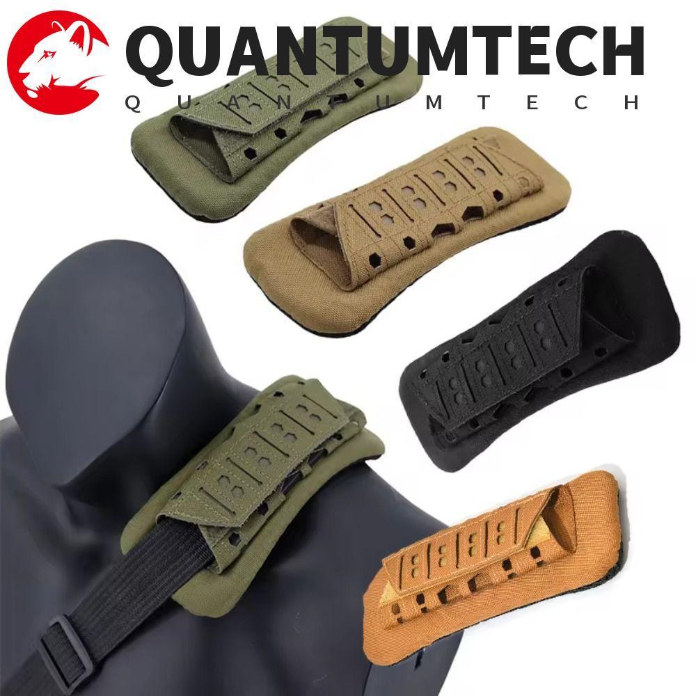 QUANTUMTECH แผ่นรองสายคล้องไหล่, แผ่นรองไหล่กลางแจ้ง Anti-friction ระบายอากาศได้, ทนทานสบายลื่น Soft Climbing แผ่นรองไหล่เสื้อกั๊ก