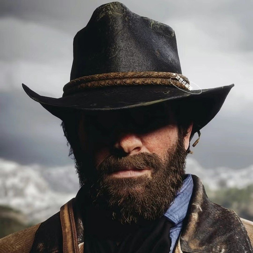 ✅Wild Dart Guest 2 Arthur Morgan Hat Gambler Hat Western Cowboy Hat Outdoor Knight Hat cos Hat #MZ11010#