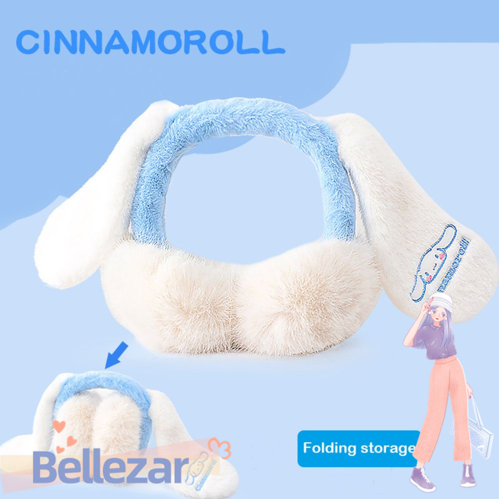 หูฟังแบบปลอกหู Bellezar ดีไซน์ Kawaii Anime Sanrio Plush, สินค้าพรีเมียมสำหรับเด็ก