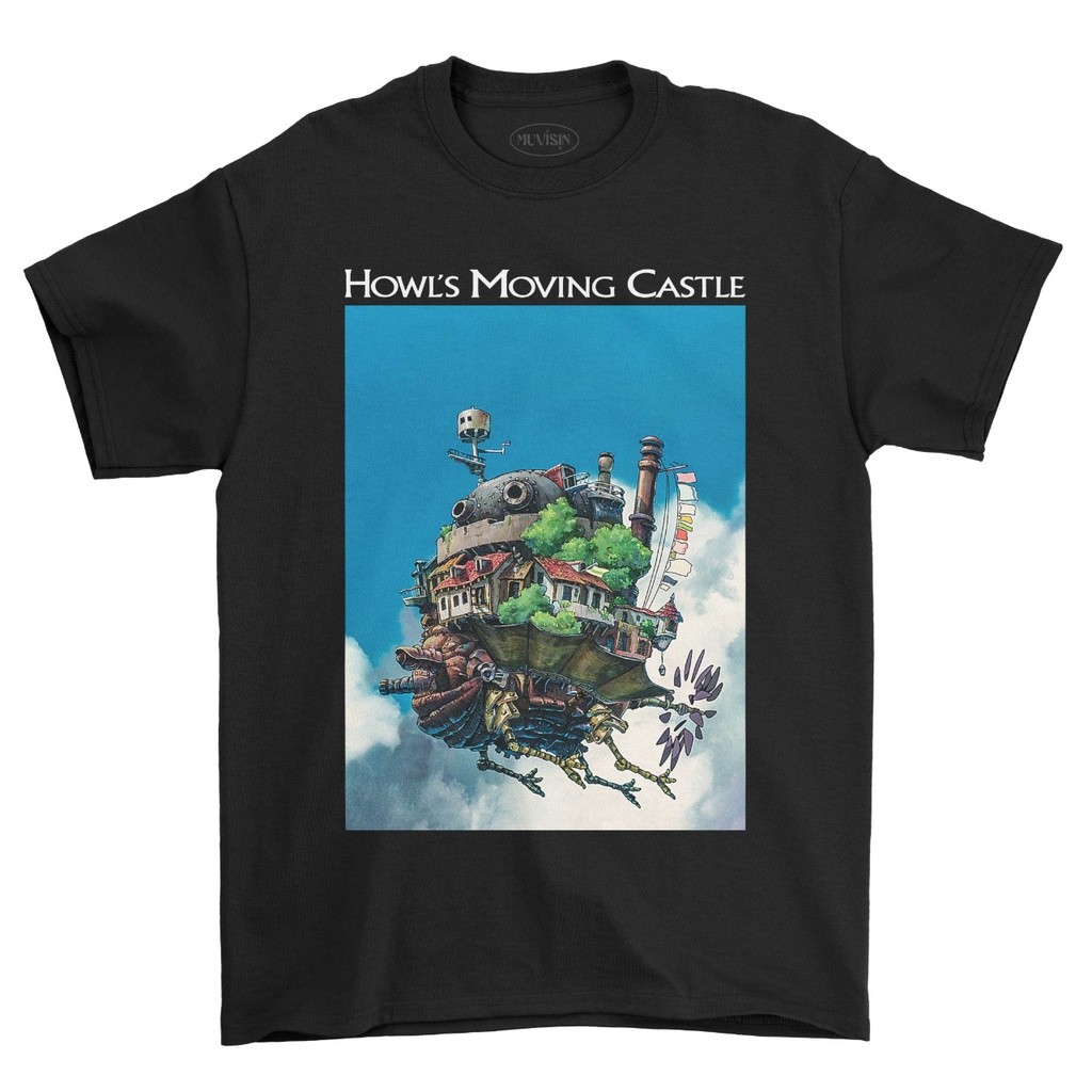 เสื้อยืด HOWLS MOVING CASTLE ANIME 01 STUDIO GHIBLI