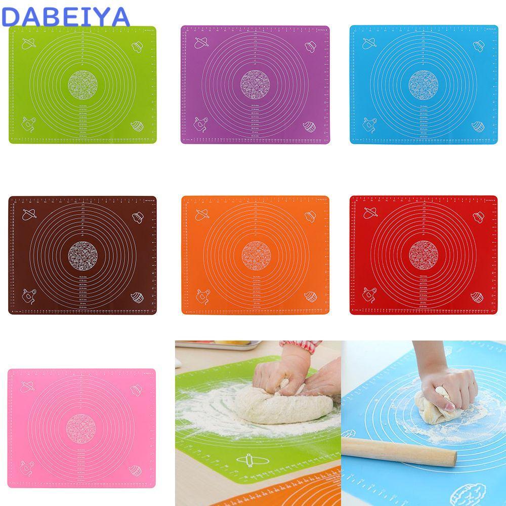 DABEIYA Pastry Rolling Mat Bakeware Sheet Cake Icing Dough F Ondant Sheet พร้อมการวัด