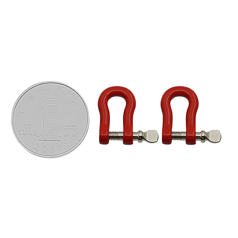 Original Rescue Tow Shackles กันชนโลหะ Trailer Hooks สําหรับ 1/10 RC Crawler SCX10 TRX4 TRX-4 D90 TF อะไหล่อุปกรณ์เสริม ราคา ถูกที่สุด ดีลบีเคเค แกลเลอรีภาพที่ 4