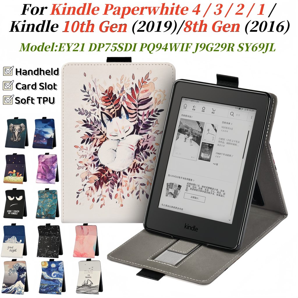 สําหรับ Kindle 10th 8th 7th 6th 5th Gen 6.0 Paperwhite 4 3 2 1 EY21 DP75SDI PQ94WIF J9G29R SY69JI E-
