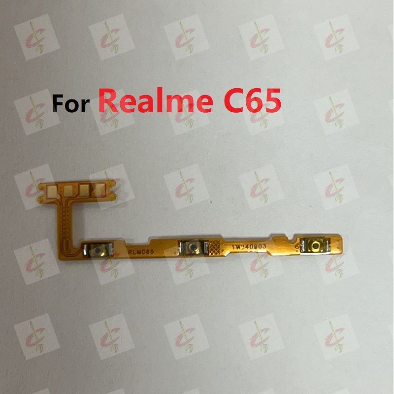 แพรปุ่มสวิตปิดเปิด แพรเพิ่มเสียง สําหรับ Realme C65 C75 รูปที่ 2