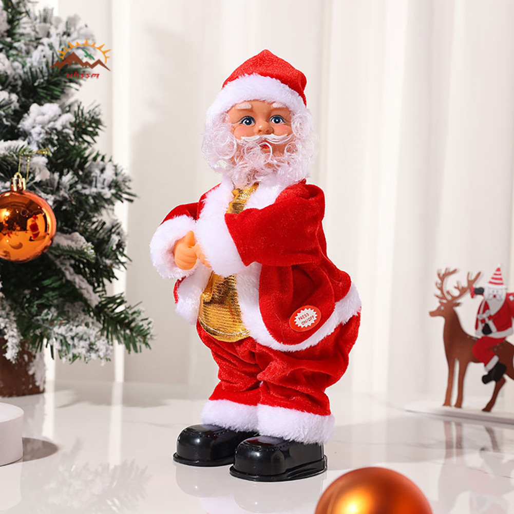 Novelty Gag นําเสนอไฟฟ้า Santa Unique Twerking Dance Office Festive Display