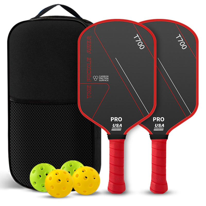 ไม้ปิงปอง Pickleball JOOLA คาร์บอน T700 สำหรับเด็ก ชุดครบเซ็ต ผิวมือแบบลายผ้าขัดมัน ไม้ปิงปองเด็ก พร