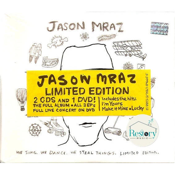 ซีดี Jason Mraz – We Sing. We Dance. We Steal Things. Limited Edition (CD) (M)