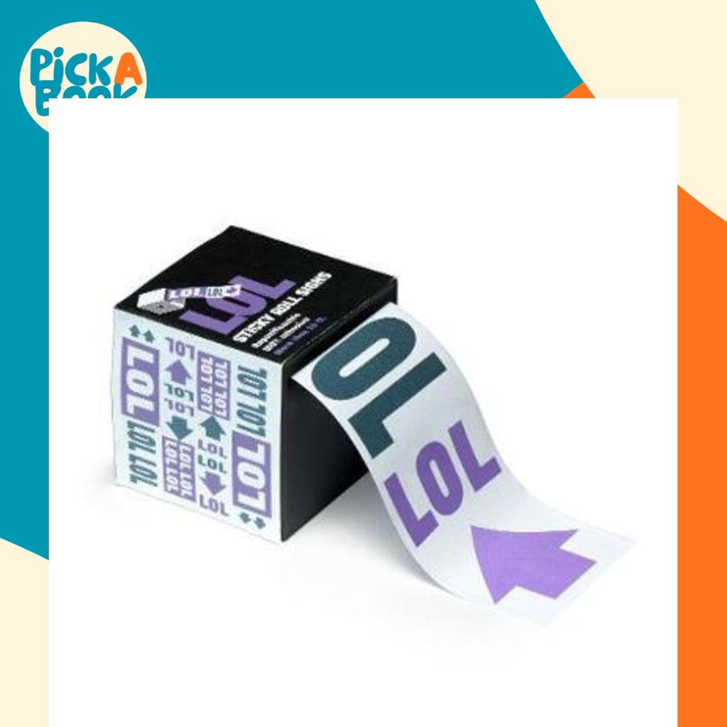 Knock Knock LOL Sticky Roll Sign โดย Knock Knock (ฉบับสหรัฐอเมริกาปกอ่อน)