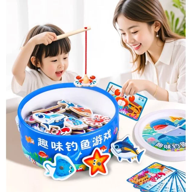 ของเล่นตกปลาแม่เหล็กเสริมพัฒนาการเด็ก 1 ถึง 3 ปี