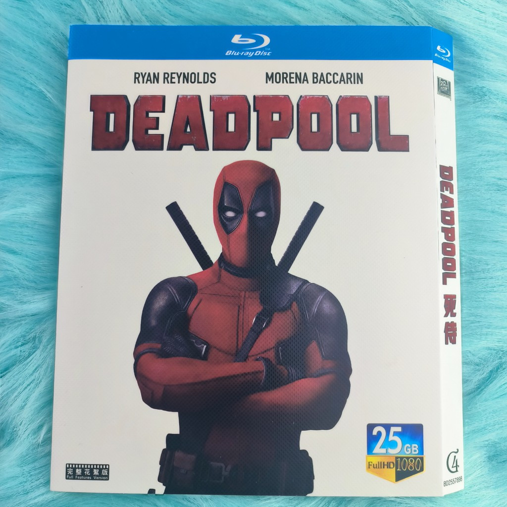 A789 ภาพยนตร์บลูเรย์ Deadpool (2016) BD25 อังกฤษสเปนโปรตุเกสไทย C0103