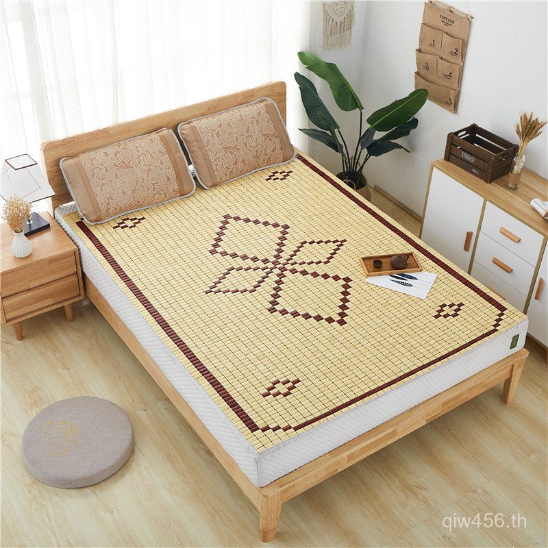 X xyt Cool Mat 0 หอพักฤดูร้อน 1.2 นักเรียน 1.8 Mahjong Mat Cool Mat 1.5m เตียงพับได้ Mahjong Bamboo 