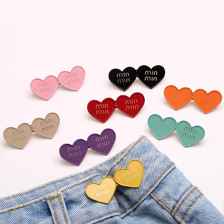 💕Fairy 💕ตะขอปรับเอวกางเกงยีนส์ รูปหัวใจ แบบหมุดไม่ต้องเย็บ ส…