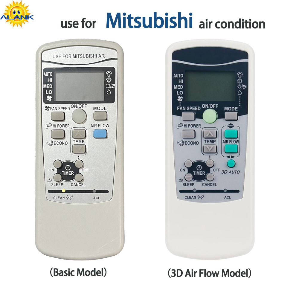 remote รีโมทแอร์ Mitsubishi รีโมท ประเภทสากล (เหมาะสำหรับ แยกแอร์ ) RLA502A700K RKW502A200D RKW502A200B RLA502A700C RKX502A007B RKX502A001P RRMA502A001 RLA502A7001L RKX502A007P
