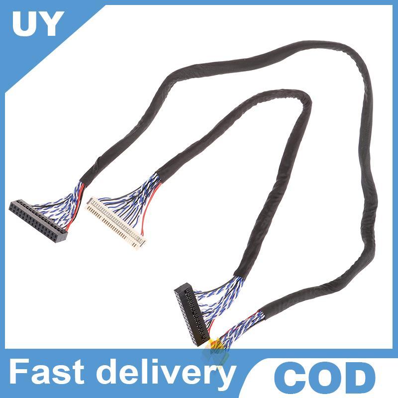 Null LVDS สาย FIX-30P-S6 30pin double 2 ch 6 บิต dual 6bit แผง LCD หน้าจอสาย null