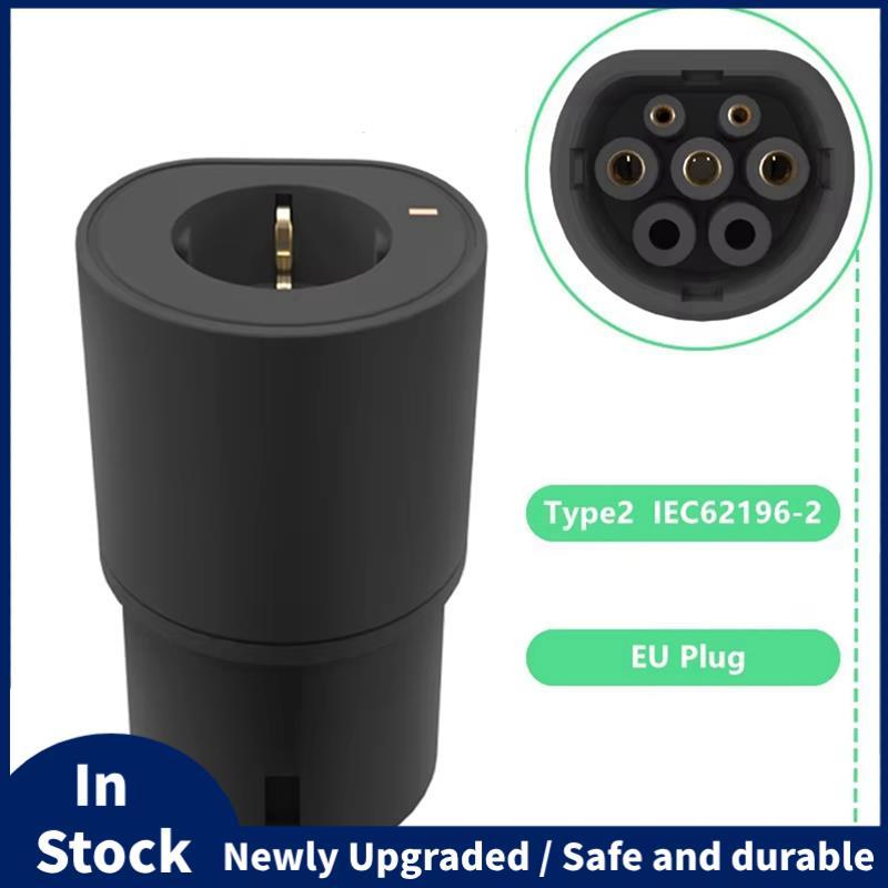 V2L Discharger สําหรับ Type2 EU Plug รถ Discharge EV อะแดปเตอร์สายเคเบิลสําหรับ Discharge V2L รถโหลด