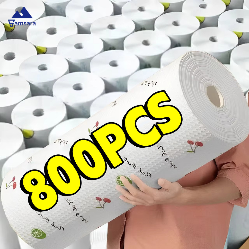 ผ้าทําความสะอาดแยกน้ําน้ํามัน | ม้วนผ้าไม่ทอแบบใช้ซ้ําได้สําหรับการทําความสะอาดอย่างรวดเร็วใช้อเนกประสงค์ที่เป็นมิตรกับสิ่งแวดล้อม