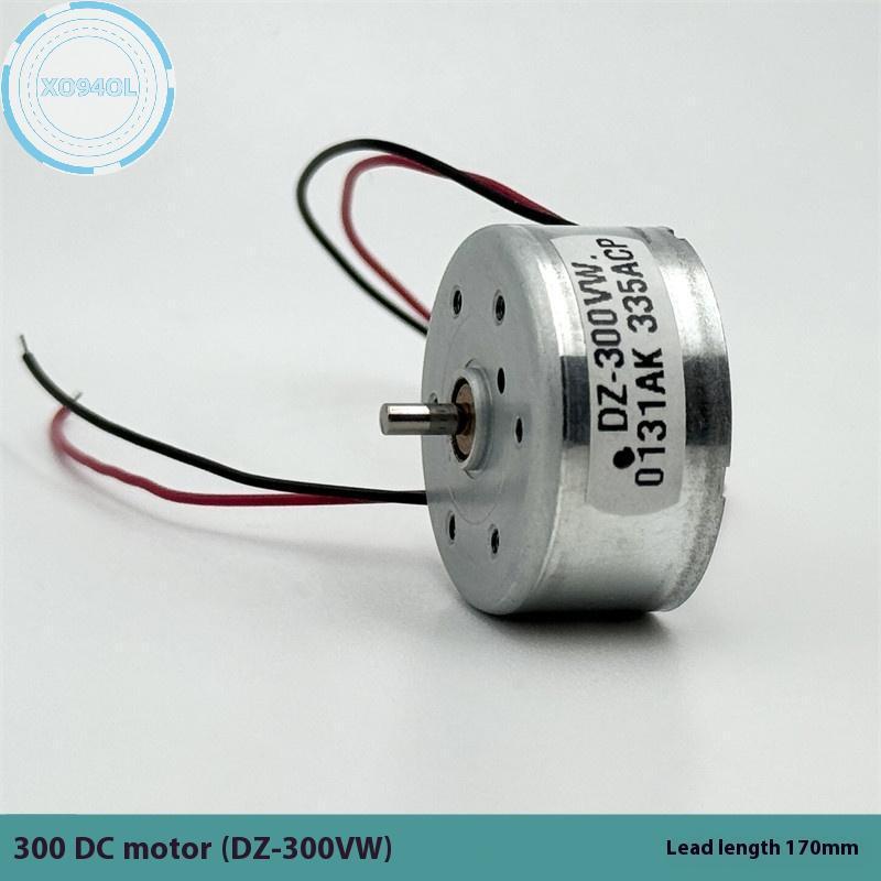 Xo94ol 1 ชิ้น 300 Micro มอเตอร์ 24 มม.รอบแกน 2 มม.เพลา 3 V-6 V 3.7 V 5 V 6 V 7550RPM สําหรับ DIY ของ