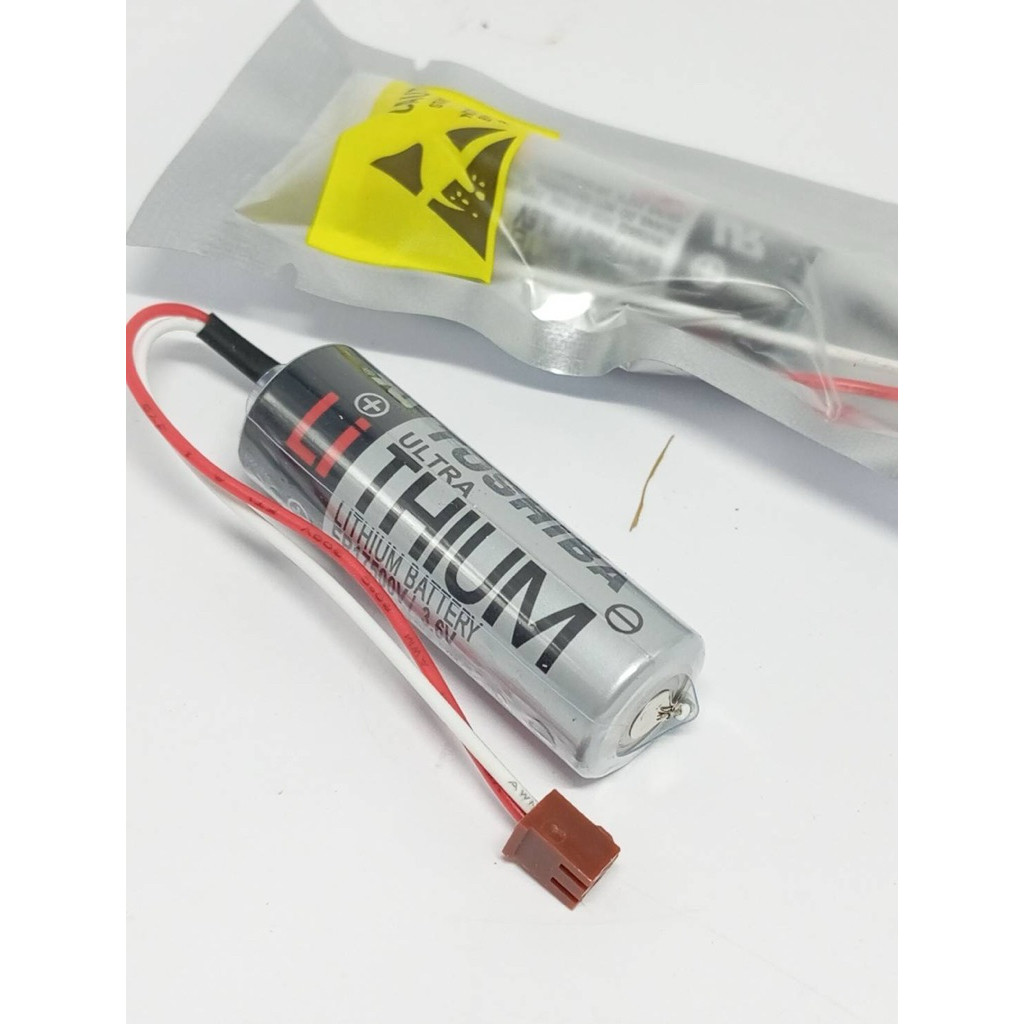 LITHIUM BATTERY ER17500V/3.6V แบตเตอรี่ปลั๊กสั้นน้ำตาล LITHIUM BATTERY ER17500V/3.6V