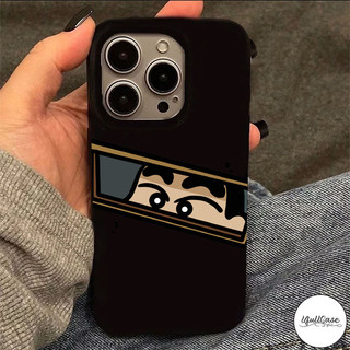 เคสไอโฟน15 17สำหรับIPhone 16 17 air 12 15 11 13 14 Pro Max XS XR X Max 7 15 16 14 8 Plus เคสใสลายเครยอนชินจัง น่ารัก ตลก