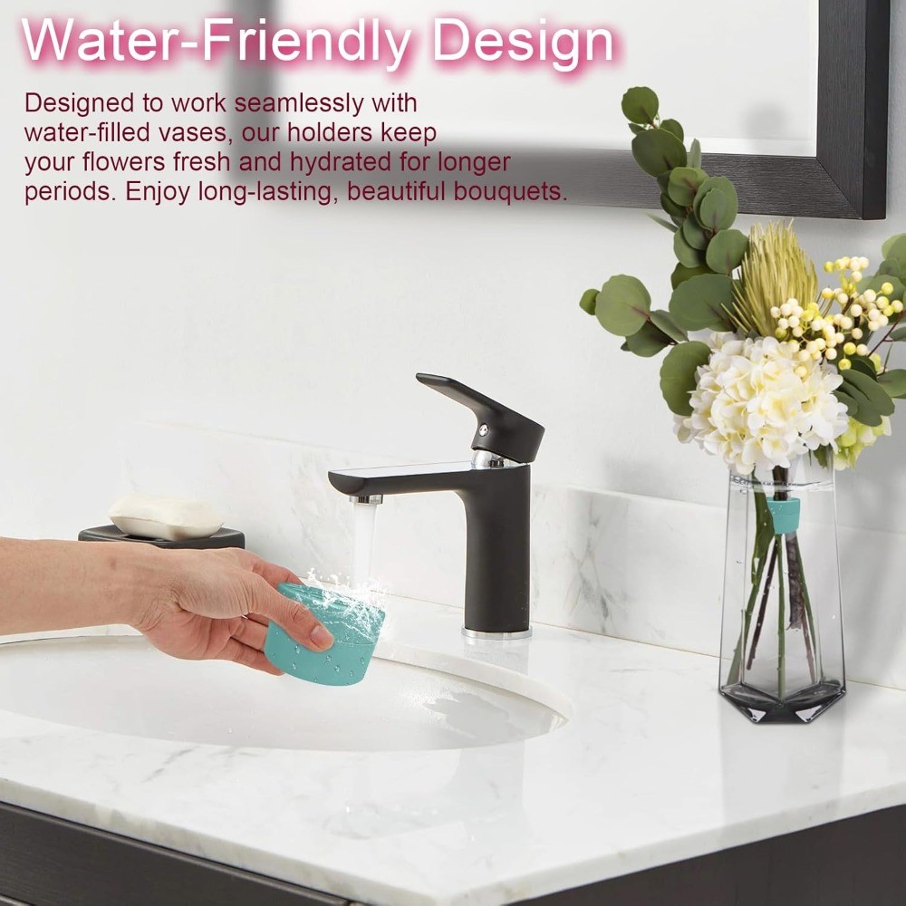 ผู้ถือก้านเกลียว Ikebana สนิมทนดอกไม้ผู้ถือสําหรับแจกัน DIY ชุดช่อดอกไม้ - รูปที่ 3