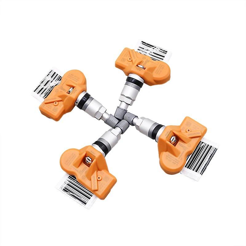 4PCS 433MHZ TPMS เซ็นเซอร์ความดันยางสําหรับ Alpina 6 7 BMW E80 E90 F07 F10 F12 F01 E70 E84 E89 Mini 