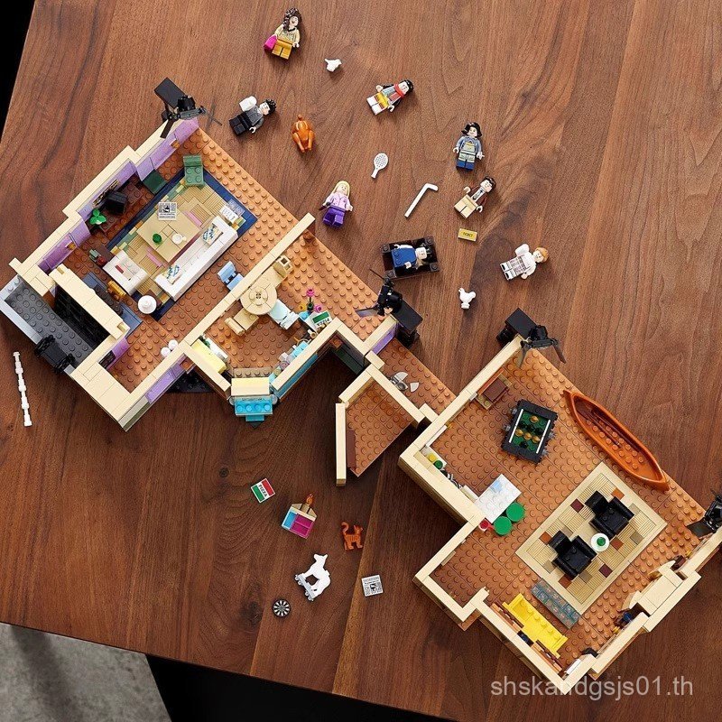 เข้ากันได้กับเลโก้ 10292 เพื่อนเก่า Monica และ Rachels Apartment Deluxe Villa ประกอบของเล่นบล็อกตัวต