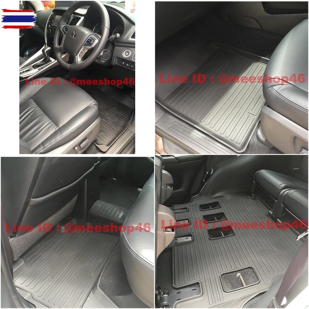 ผ้ายางปูพื้นรถ Mitsubishi All ใหม่ Pajero Sport 2015-Now