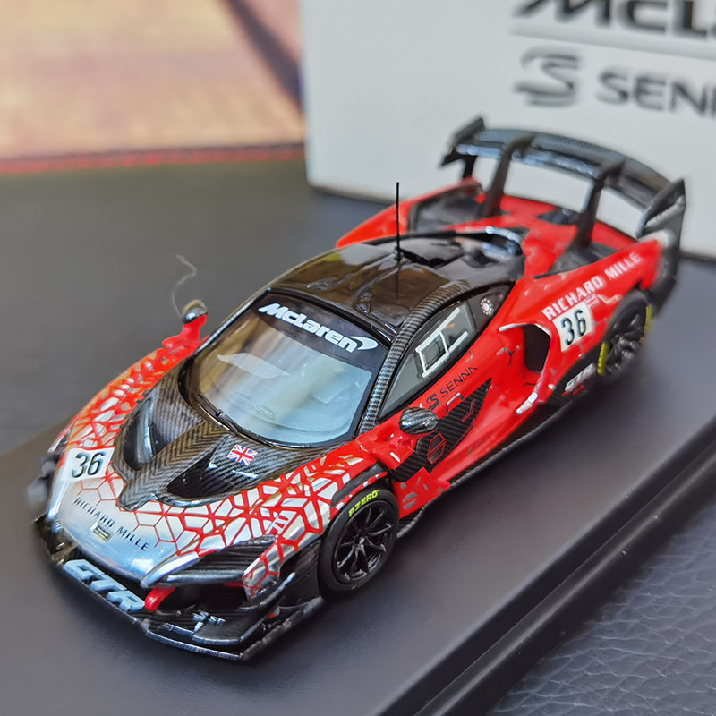 LCD 1: 64 McLaren Senna GTR McLaren Senna GTR โมเดลรถอัลลอย