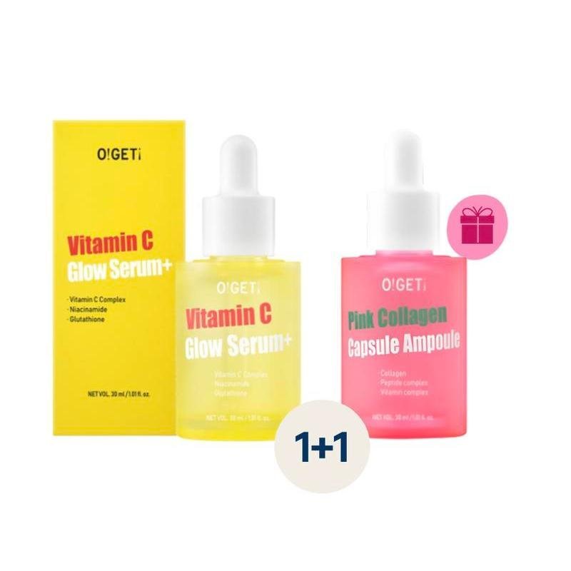 [Tiffany 12.12] 1+1 OGETi - Glow Serum (แถม Pink Collagen Capsule Ampoule)
